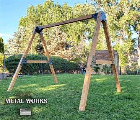 wooden swing set metal brackets|12 inch swing set hardware.